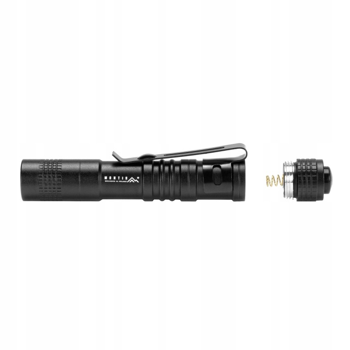 LAMPE DE POCHE KOMPAKT ALUMINIUM LED MT157 80LM IP54 AGRAFE 1XAAA PORECZNA MONTIS