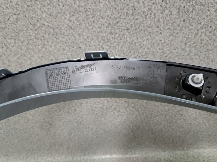 BMW 2 PIÈCES U10 MODULE MOULURE GARDE-BOUE DROITE BAGUETTES DROIT AVANT ARRIÈRE ARRIÈRE C4P