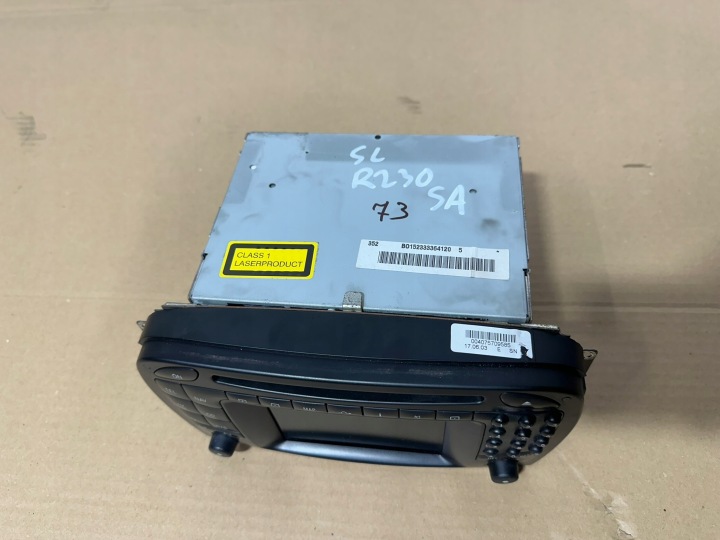 RADIO UNITÉ NAVIGATION HEAD UNIT, COMAND MERCEDES SL R230, W230 ZA