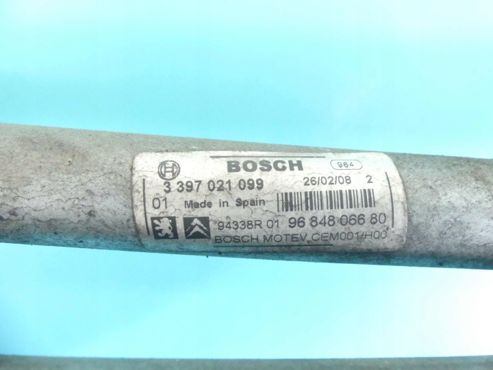 MÉCANISME ESSUIE-GLACES 9684806680 PEUGEOT 308 I EUROPE