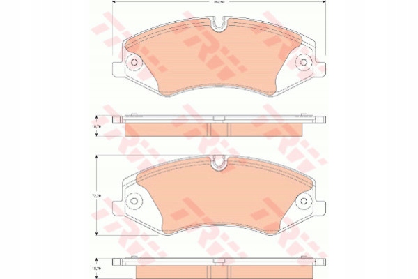 ZAPATAS HAM. LAND ROVER P. RANGE ROVER 3.6 D- 5.0 4X4 06- 12 