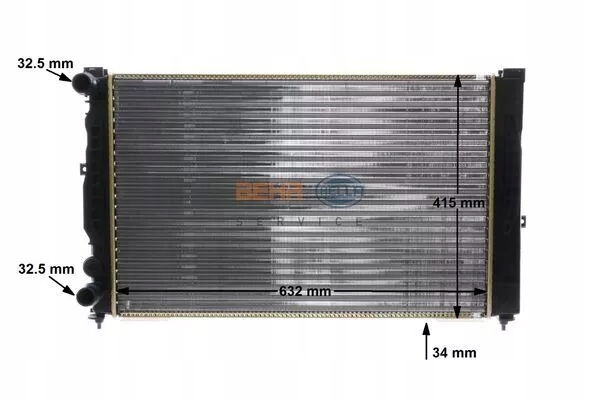 CR 647 000S/BET RADIATEUR VW A4/PASSAT 1,6-2,8