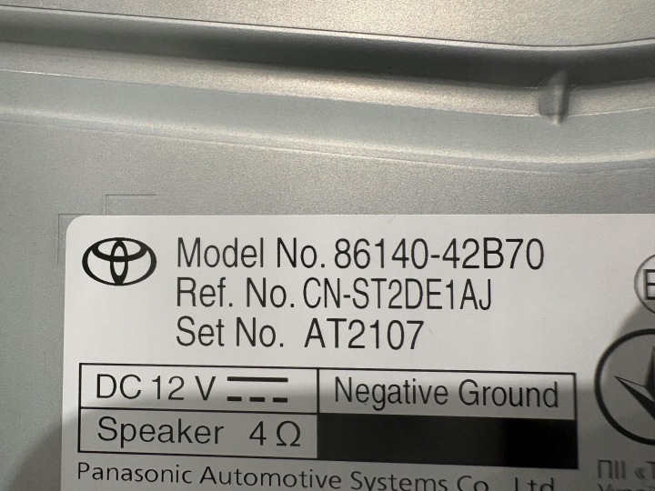 TOYOTA RAV4 V 5 UDZKODZONY ÉCRAN RADIO NAVIGATION 86140-42B70 RAV4 V