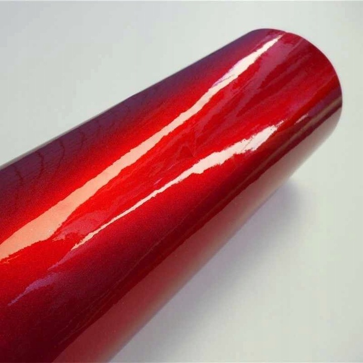 OKLEINA PELÍCULA ROJO METALLIC CROMO LUSTRE 152CM 