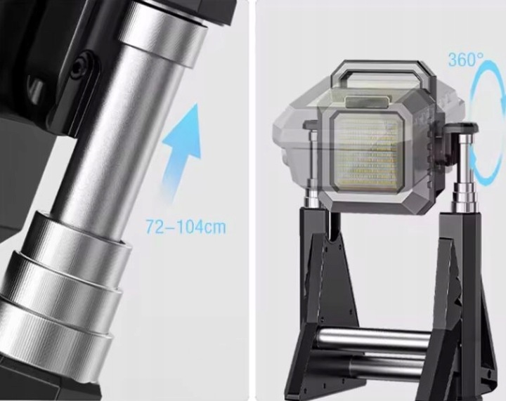 PHARE BUDOWLANA TRAVAILLÉ DETAILING LED STATYW. AKUMLATOROWA. POWERBANK