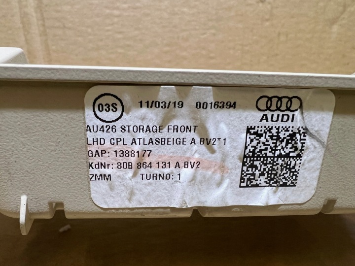 AUDI Q5 80A PANNEAU ÉTAGÈRE TUNNELS USB BOUTONS DÉMARREUR STOP 80B864131A