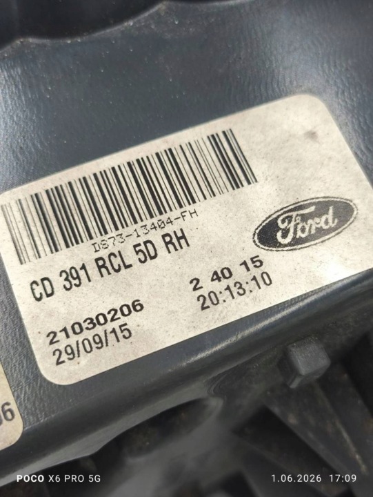 PHARE ARRIÈRE ARRIÈRE CÔTÉ DROITE FORD MONDEO MK5 V DS7313404FH HAYON