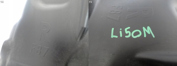 BMW M2 F87 LCI 16-21 PASSAGE DE ROUE BRODERIE WNEKI ROUES DROIT AVANT PIÈCE ARRIÈRE