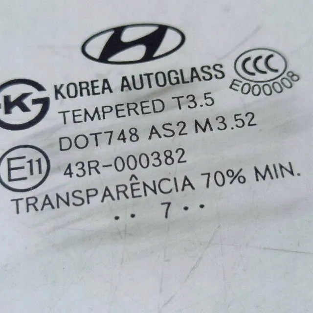 VITRE GAUCHES AVANT PORTES HYUNDAI SANTA FÉ II (CM) DOT748AS2M352 2.66L