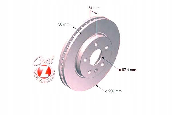 DISCS BRAKE 2 PCS. OPEL INSIGNIA 08- FRONT WHEELS photo 2 - milautoparts-fr.ukrlive.com