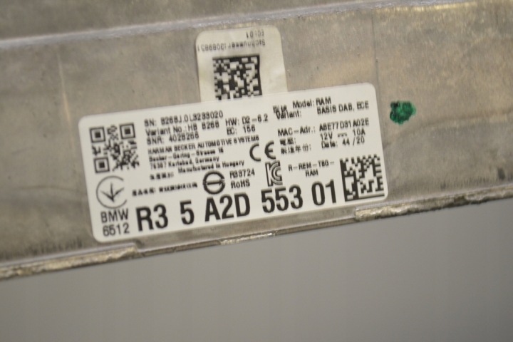 SYSTÈME NAGLOSNIENIA BMW F40 8715685 1.5L GASOLINE 103KW 2020