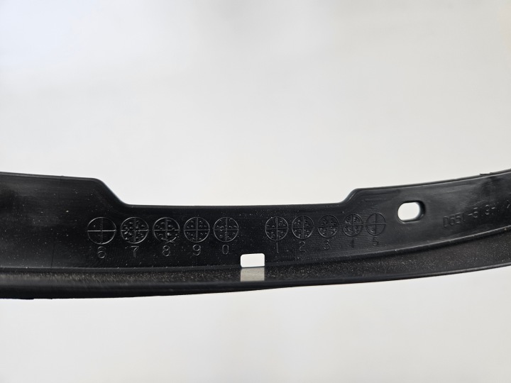 MAZDA 2 III 2007 2014 SPOILER DOUBLURE PARE-CHOCS AVANT DROIT D651-519H1