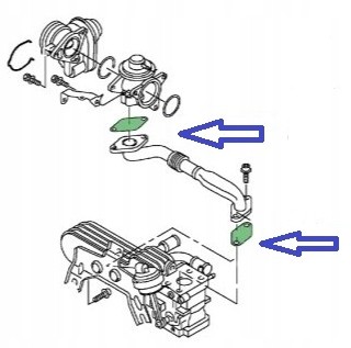 TAPAS CIEGAS DE VÁLVULA EGR 1.9 2.0 TDI VW JETTA TOURAN VENTO T5 * 