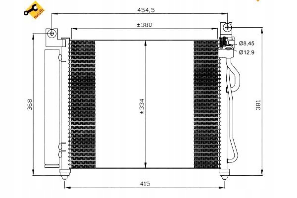 NRF35569 NRF DÉSHYDRATEUR CLIMATISATION KIA PICANTO 1,1 04-