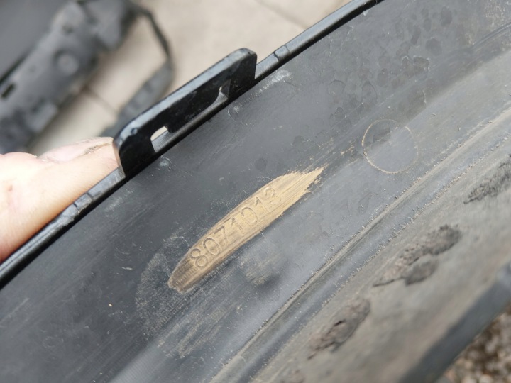 BMW X4 G02 MODULE MOULURE REVÊTEMENT GARDE-BOUE ARRIÈRE ARRIÈRE ARRIÈRE GAUCHE 8071013