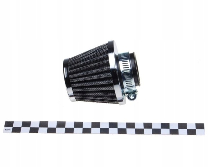 FILTRE AIR 54MM CONIQUE CHROME MOTOCYCLETTE QUAD ATV