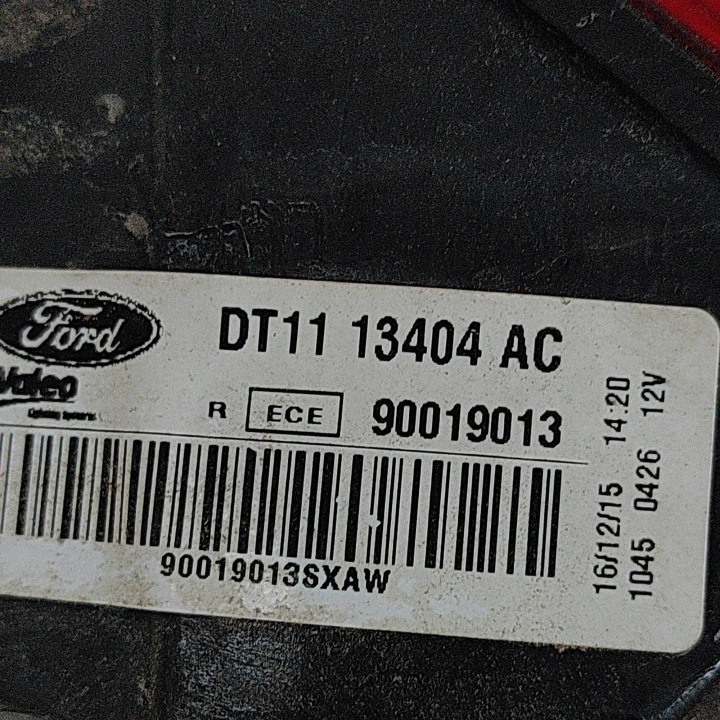 FORD TRANSIT CONNECT UNIVERSEL DROIT ARRIÈRE LANTERNE 2015 DT11-13404-AC