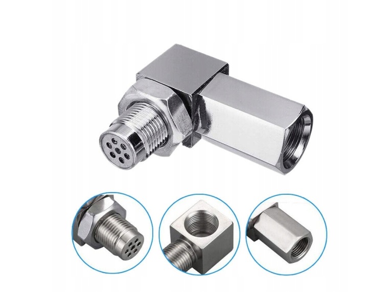 ÉMULATEUR SONDES LAMBDA GASKER 90° ACIER INOXYDABLE M18X1,5