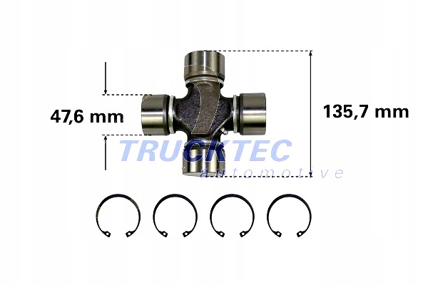 TRUCKTEC CRUCE DE EJE RENAULT TRUCKS 