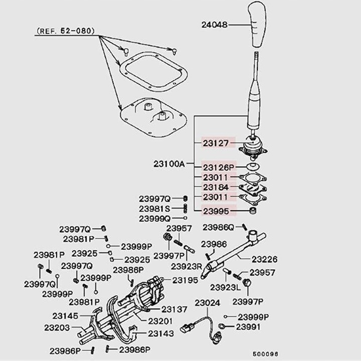 PARA MITSUBISHI PAJERO MONTERO II 2. V31 V32 V33 V4 