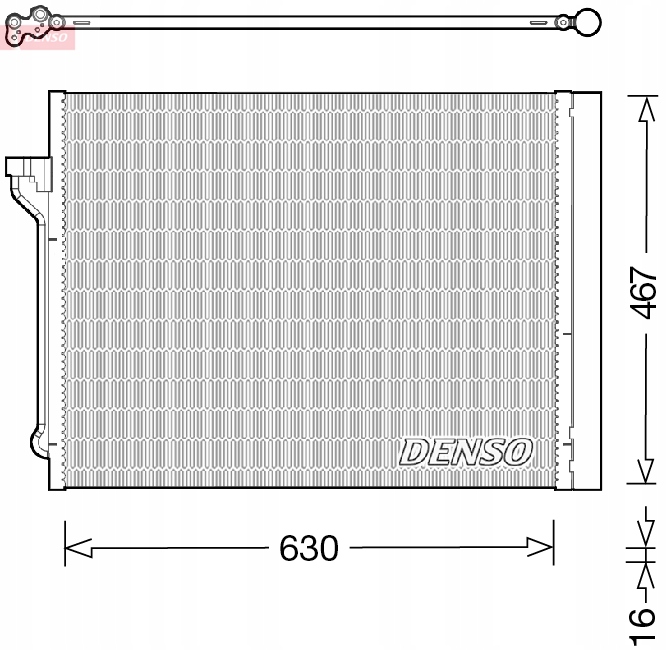 RADIATEUR CLIMATISATION BMW 5 GRAN TURISMO (F07) 5 (F10, F11) 6 DEN