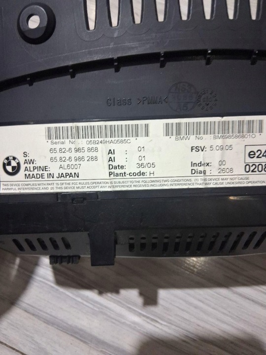 MONITEUR ÉCRAN MONITEUR BMW 3 E90 6985868