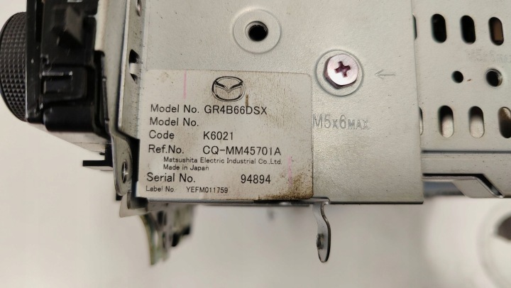 2006 MAZDA 6 STACJA MULTIMEDIALNA 734798