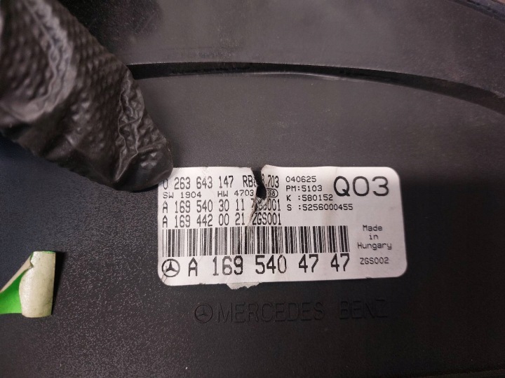 KIT DE DÉMARRAGE MERCEDES-BENZ W169 A200 A0014460240 A1695453132