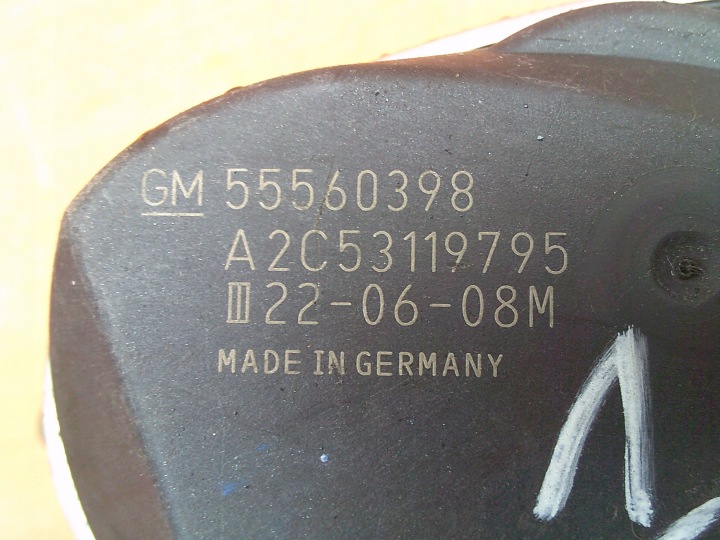 OPEL VECTRA C ASTRA H ZAFIRA B C 1.8 Z18XER A18XER PAPILLON DES GAZ 55562380