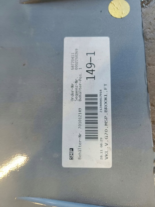 PARE-CHOCS BMW 7 G70 MODULE AVANT