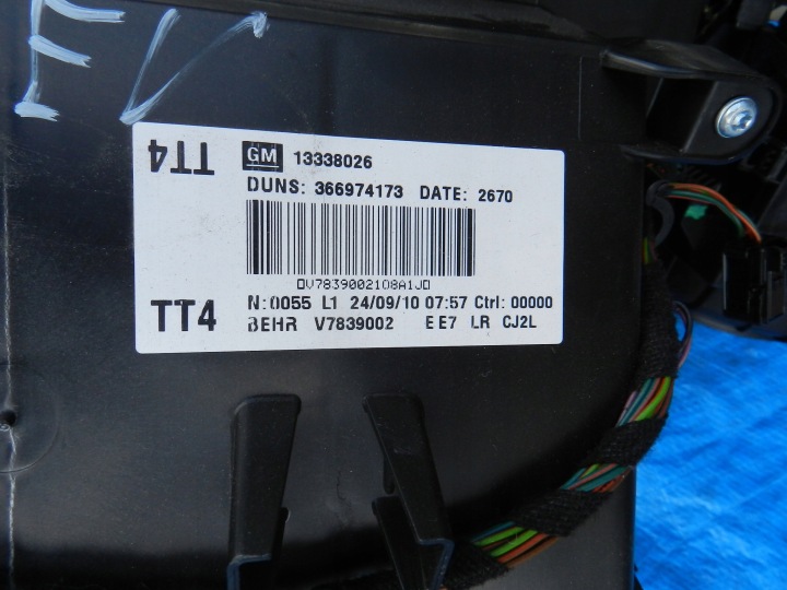 OPEL-CZESCI ASTRA J CRUZE CHAUFFAGE CLIMATISEUR