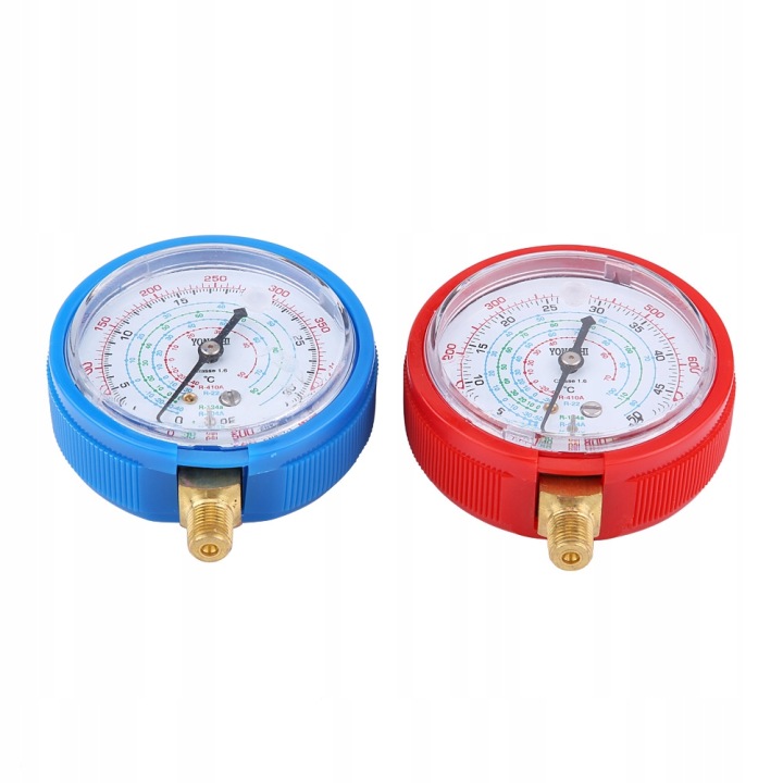 2 PCS MESURE TESTEUR NAPELNIANIA CLIMATISATION MANOMETRY R410A R134A R22