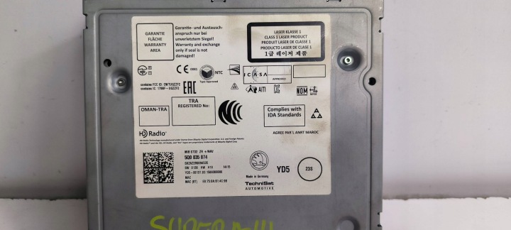 LECTEUR DE CARTE NAVIGACI MULTIMÉDIA SKODA OCTAVIA III SUPERB III 5Q0035874