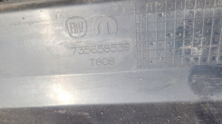 FIAT TIPO II BERLINE DOUBLURE PARE-CHOCS ARRIÈRE SPOILER 735658539 2155