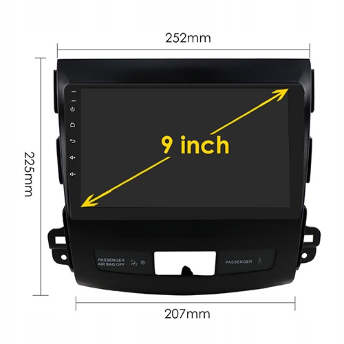 RADIO GPS PEUGEOT 4007 2006-2012 ANDROID 4GB/32GB 