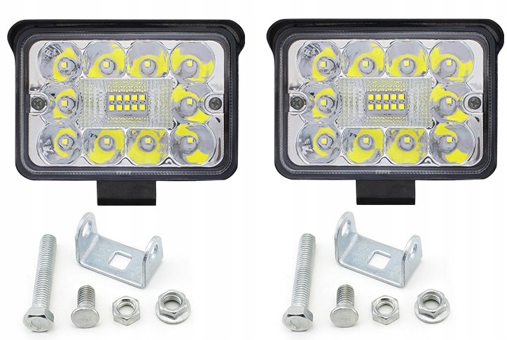 JUEGO 2 X HALÓGENO FARO EN FUNCIONAMIENTO DIODO LUMINOSO LED - 60W 10-30V 