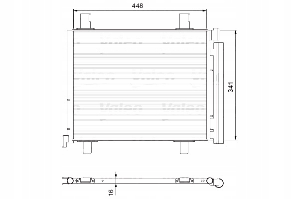 VALEO CONDENSADOR CONDENSADOR DE ACONDICIONADOR VALEO 814168 SKODA CITIGO 