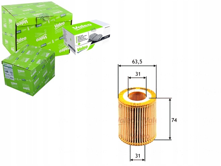 FILTRO ACEITES VALEO 586510 
