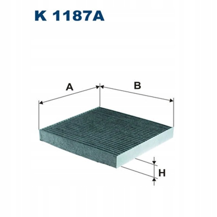 FILTR, VENTILACIÓN PRZESTRZENI PASAZERSKIEJ FILTRON K 1187A 