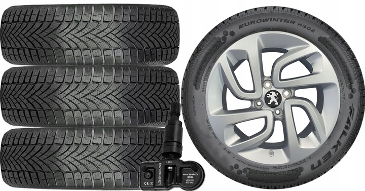 NUEVO RUEDAS INVIERNO PEUGEOT 301 1 FALKEN 195/55R16+TPMS 