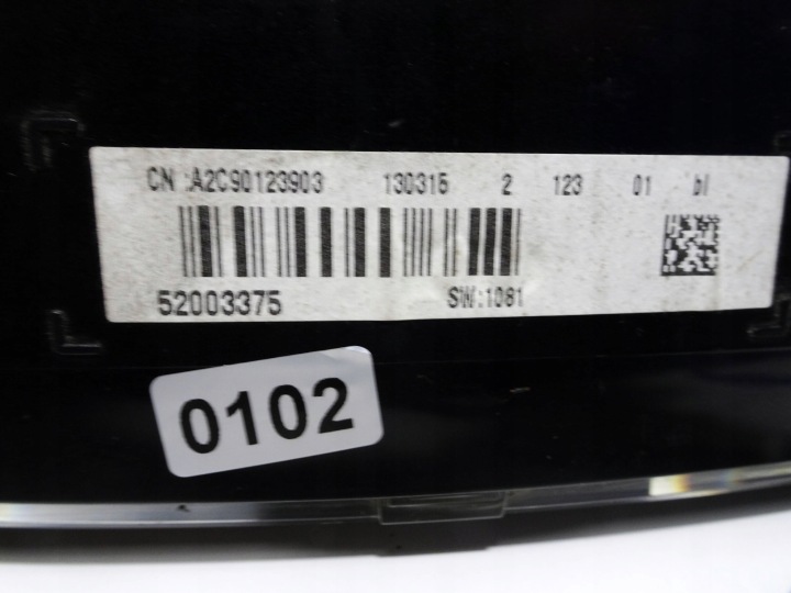 FIAT 500L COMPTEUR EUROPE A2C90123903