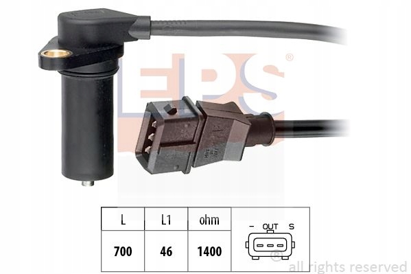 CAPTEUR ROTATION ARBRE VILEBREQUIN AUDI EPS