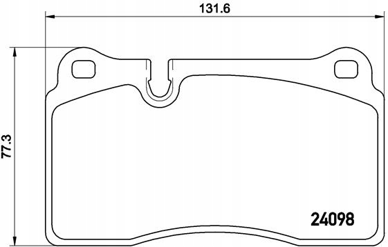 BREMBO ZAPATAS DE FRENADO PARTE DELANTERA 