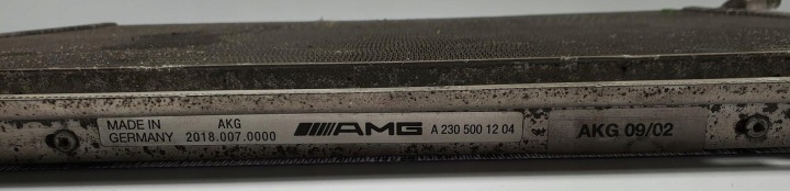 RADIATEUR EAU MERCEDES SL 55 R230 AMG A2305000001