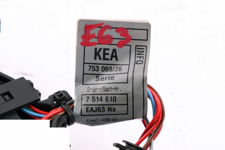 BMW E65 FAISCEAU DE CÂBLES FIL INJECTEURS 7514610