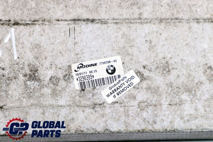 BMW E81 E90 120D 320D N47 RADIATEUR AIR ÉCHANGEUR AIR-AIR 7798788