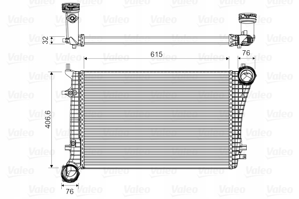 RADUADOR AIRE DE CARGA VALEO 818675 