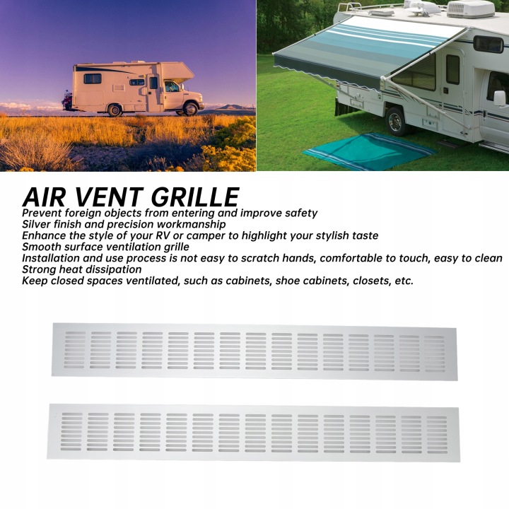 2 PCS GRILLE VENTILATION 80*600MM