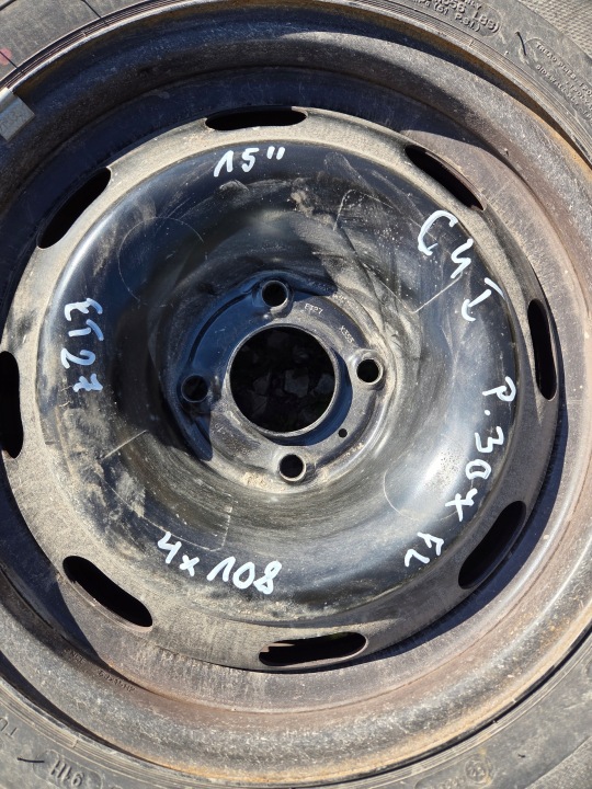 C4 I PEUGEOT 307 KOLO RÉSERVE 15 CRIC FUTERAL 4X108 ET27 165/65/15