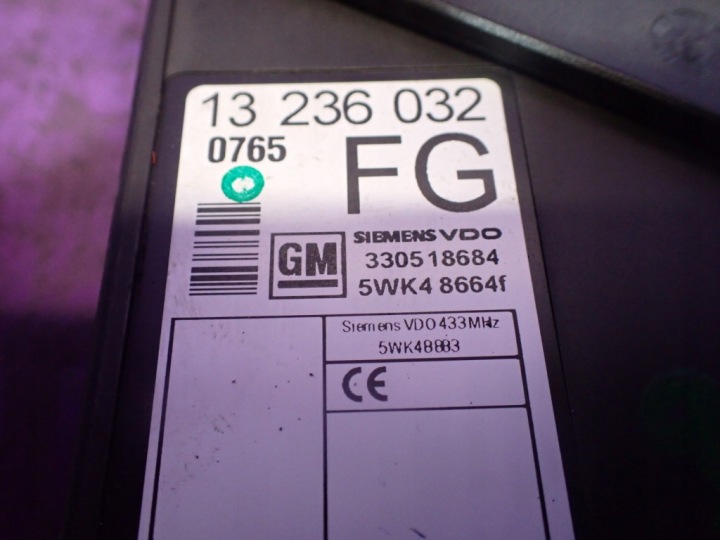 OPEL MERIVA A I 1,6 MODULE CONFORT 13236032FG Z16XEP F17 M26